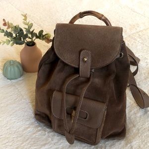‼️SOLD‼️ Gucci Bamboo Handle Mini Backpack